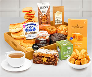 Mother's Day Afternoon Tea & Scones Gift Set With Muffins